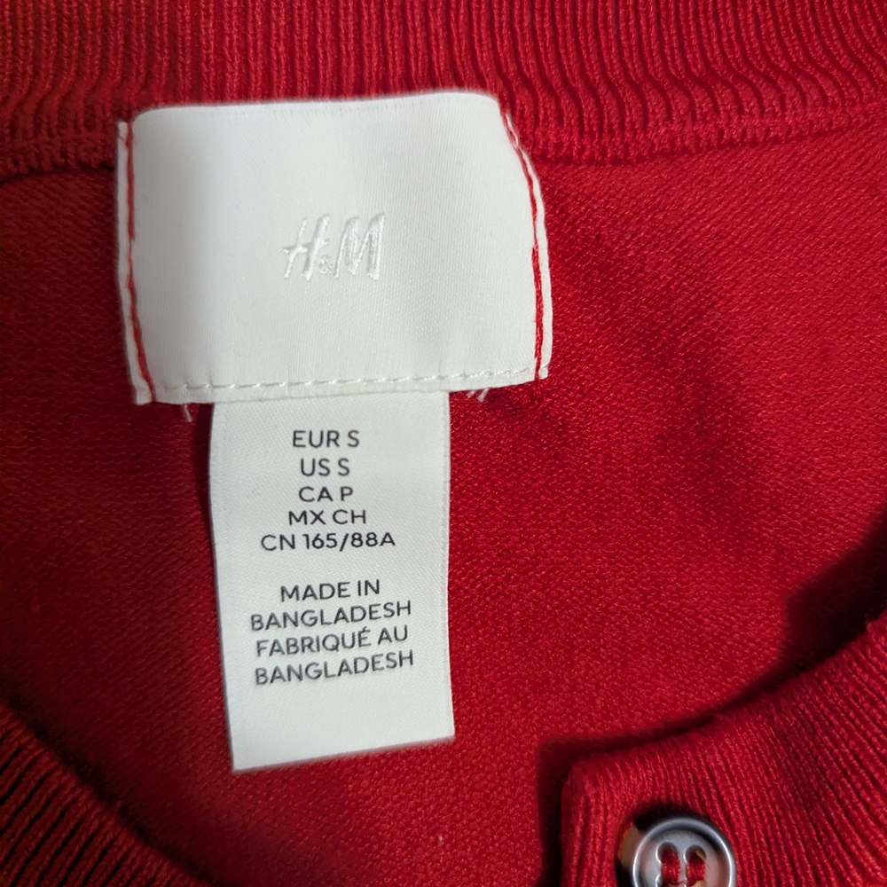H&M Red Cardigan - Picture 2 of 2